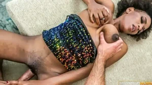 African Casting – Pretty Amateur Black Model Talked Into Fucking Boss